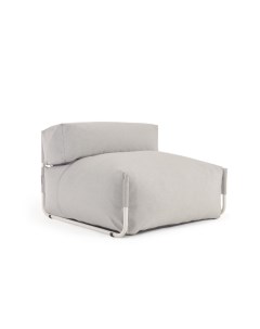 Модуль дивана со спинкой серый 101x65x101 см La forma