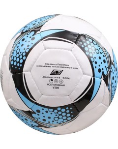 Футбольный мяч Gold V300 размер 5 белый голубой Vintage