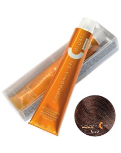 Крем краска для волос не содержащая аммиак 6 35 шоколадный блондин Compagnia del colore