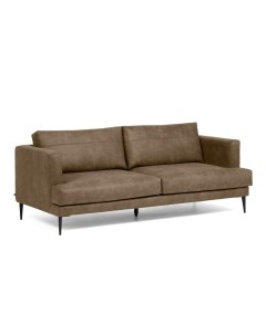 Трехместный диван vinny коричневый 183x77x83 см La forma