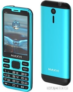 Мобильный телефон X10 голубой Maxvi