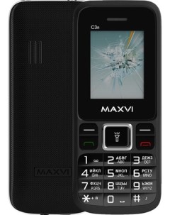 Мобильный телефон C3n черный Maxvi
