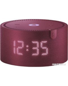 Умная колонка Станция Мини 2 с часами (красный гранат) Яндекс