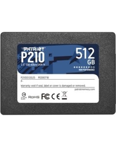 SSD P210 512GB P210S512G25 Patriot