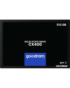 SSD CX400 gen 2 512GB SSDPR CX400 512 G2 Goodram