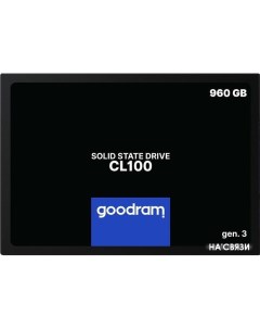 SSD CL100 Gen 3 960GB SSDPR CL100 960 G3 Goodram
