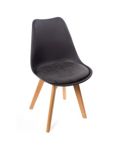 Комплект из 4 х стульев eames bon черный 64x52x64 см Bradexhome