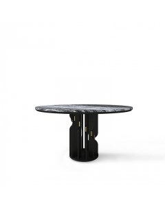 Обеденный стол spiro черный 75 см Ambicioni