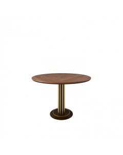 Обеденный стол silvio коричневый 75 см Ambicioni