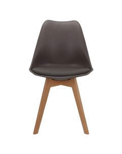 Комплект из 4 х стульев eames bon коричневый 64x52x64 см Bradexhome
