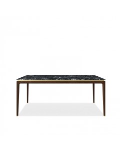 Обеденный стол bairo коричневый 160x75x80 см Ambicioni