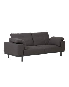 Трехместный диван noa серый 230x94x100 см La forma