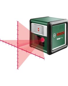 Линейный лазерный нивелир quigo plus 0603663600 Bosch