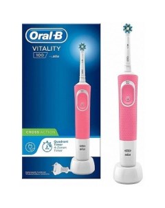 Электрическая зубная щетка braun pro 3d white d100 413 1 розовый Oral-b