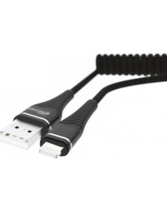 Кабель для компьютера Spring USB Lightning 1 м Black RCC 424 Ritmix