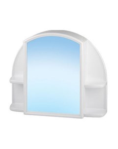 Шкафчик зеркальный Орион арт АС 11804000 белый мрамор Berossi