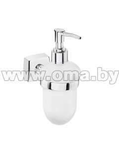 Дозатор для жидкого мыла настенный, 17*7*11,5, стекло/латунь, хром, Keiz, арт. K021 Fora