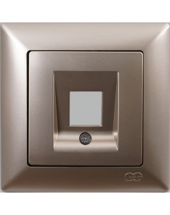 Розетка Visage 01282500-157129 (металлика бежевый) Gunsan