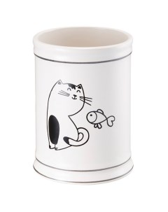 Стакан настольный керамика Happy Cats арт FOR HC044 Fora