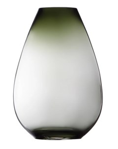 Декоративная ваза из дымчатого стекла 30 5см серый CSA 4L Вещицы