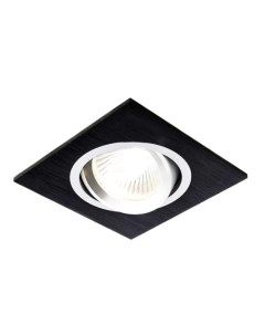 Светильник точ. кв. A601 BK сатин/черн. (GU5.3/MR16, 1*50Вт) Ambrella