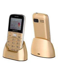 Мобильный телефон b6 золотистый Maxvi