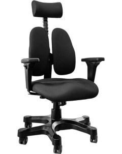 Офисное кресло DR 7500 3TBK1 ткань черный серый Duorest
