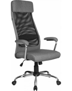 Офисное кресло RCH 8206HX серый черный Riva