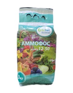 Удобрение АММОФОС (азот-фосфор) 12-50, 3кг (ГХЗ) Гомельский химический завод