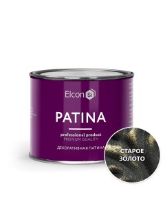 Краска по ржавчине Patina старое золото 0 2кг Elcon