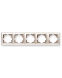 Рамка для выключателя Visage 01282500-000146 (металлика бежевый) Gunsan