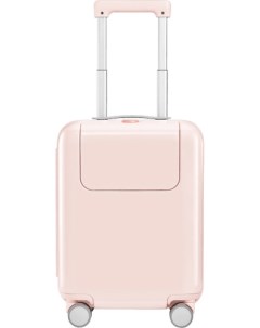 Чемодан спиннер Kids Luggage 17 cветло розовый Ninetygo