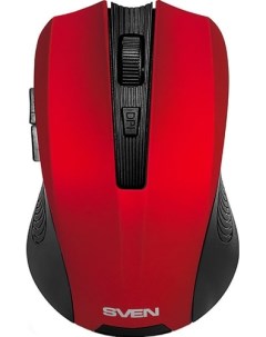Мышь RX 350W красный Sven