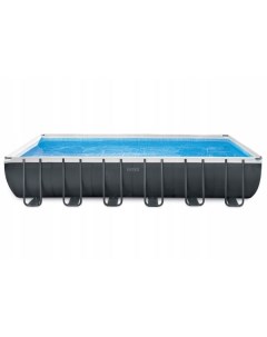 Каркасный бассейн ultra xtr premium 26368 732х366х132 см с лестницей и насос фильтром с хлоргенерато Intex