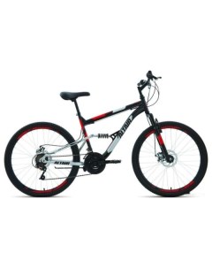 Велосипед forward mtb fs 26 2 0 d 2022 rbk22al26072 18 черный красный Altair
