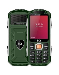 Мобильный телефон bq 2817 tank quattro power зеленый Bq-mobile