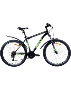 Велосипед quest 26 р 16 2022 черный зеленый Aist