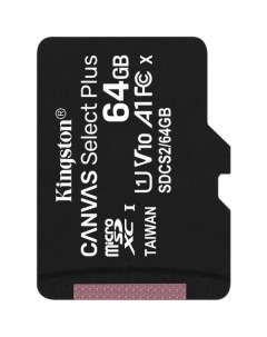 Карта памяти canvas select plus microsdxc 64gb sdcs2 64gbsp Kingston