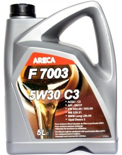 Моторное масло F7003 5W30 C3 5л Areca
