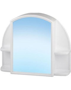 Мебель для ванных комнат Шкафчик зеркальный Orion белый мрамор АС11804000 Berossi
