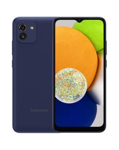 Смартфон galaxy a03 sm a035fzbgcau 4gb 64gb синий Samsung