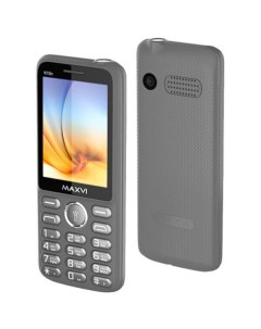 Мобильный телефон k15n серый Maxvi