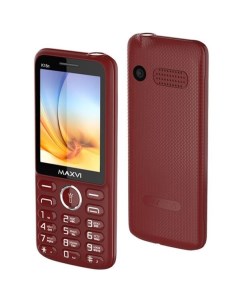 Мобильный телефон k15n винный красный Maxvi