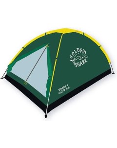 Палатка Comfort Simple 4 зеленый Golden shark