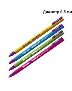 Ручка гелевая Berlingo Color Stick черная арт CGp_50101 Officespace