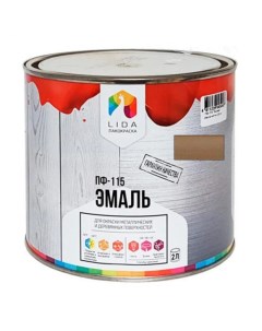 Эмаль ПФ 115 салатовая LIDA 2кг Lida лакокраска