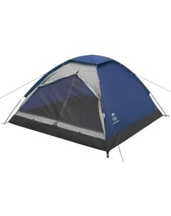 Треккинговая палатка Lite Dome 3 синий серый Jungle camp