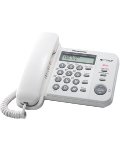 Проводной телефон KX TS2356RUW белый Panasonic
