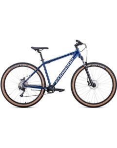 Велосипед Buran 29 2 0 Disc 2021 синий серебристый Forward