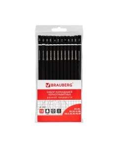 Набор простых карандашей Brauberg